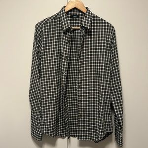 [NWT] Theory men’s gingham shirt